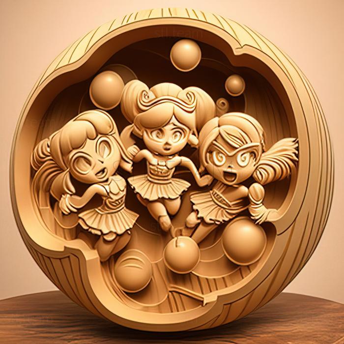 3D модель St The Powerpuff Girls Bubble (STL)